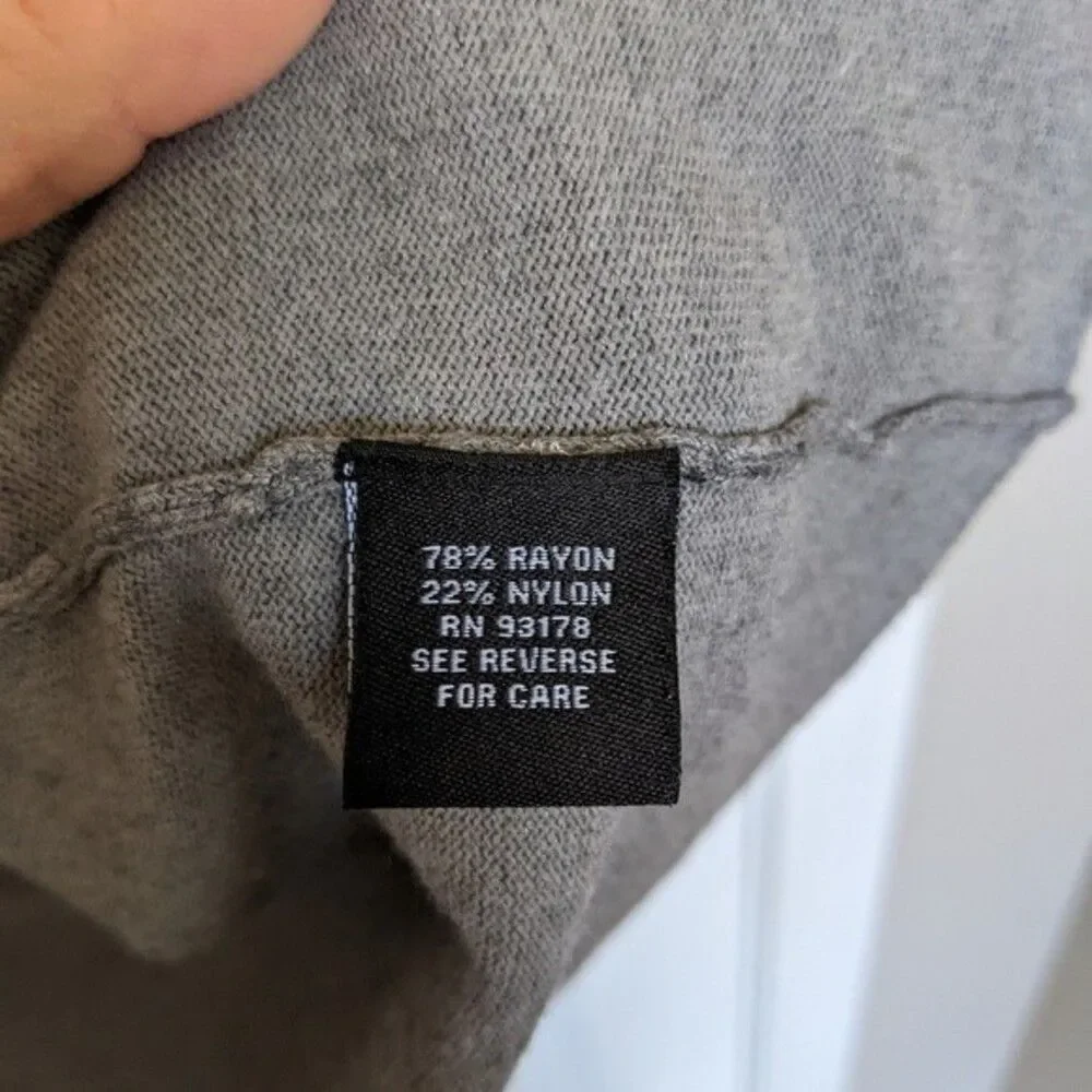 Premise Studio gray open front cardigan - Small